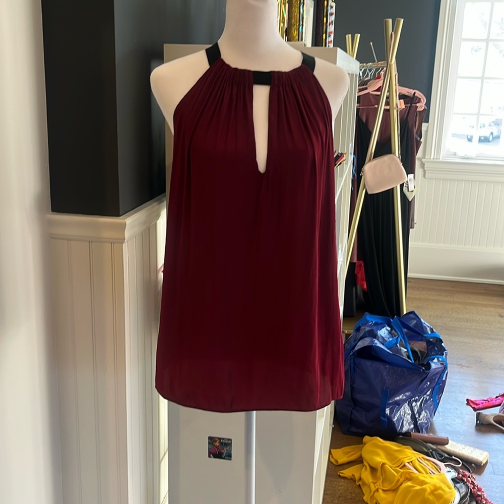 Ramy brook brand new burgundy top